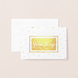 Ja, maar dan. folie kaarten