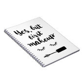 Ja, maar eerst Makeup Notitieboek (Rechterzijde)