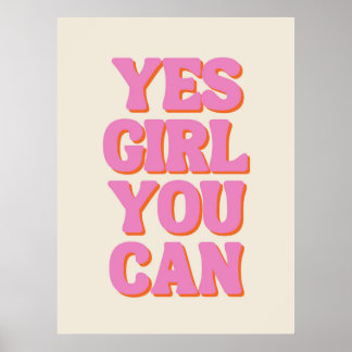Ja Meid Je Kan, Vrouwelijke Quote Poster