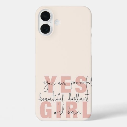 Ja Meisje Case-Mate iPhone Case (Achterkant)