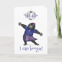 Ja meneer, ik kan boogie gorilla voetbal kaart