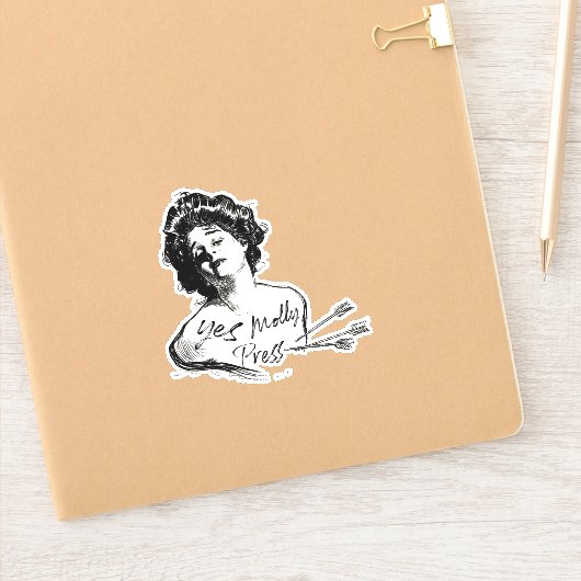 Ja Molly Logo Sticker (Notitieboek)