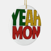 Ja Mon Jamaican Vacation Keramisch Ornament (Rechts)