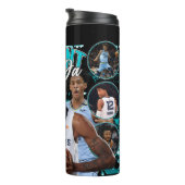 Ja Morant | Basketball Bootleg Tumbler Thermosbeker (Geroteerd rechts)