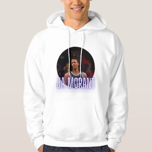 Ja Morant Unisex, Sweat - shirt à capuche de bascu (Devant)