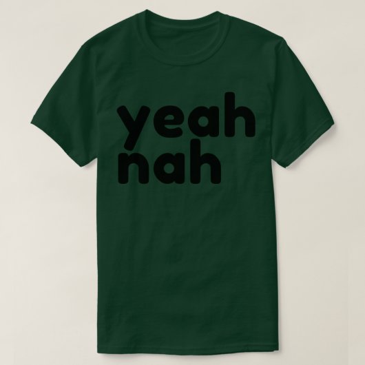 Ja Nah grappig sarcastisch NSFW onbeleefd ongepast T-shirt (Design voorkant)