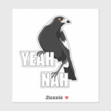 Ja nah grappige Australische magpie sticker