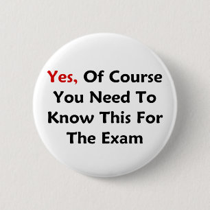 Ja, natuurlijk moet u dit voor het examen kennen ronde button 5,7 cm
