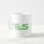 Ja/Nee Coffee-Mok Koffiemok (Voorkant links)