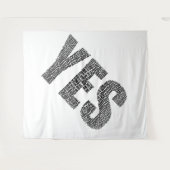 Ja Neen Bosbouw Wandkleed (Voorkant (horizontaal))