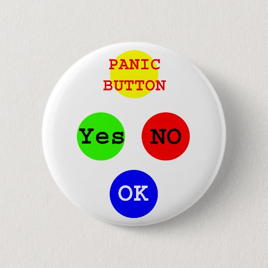 Ja Neen Button De MUSEUM Zazzle Gifts (Voorkant)