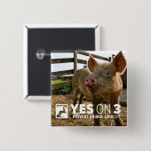 Ja op 3! Mini Button (Voorkant /achterkant)