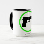 Ja Pistolen! 15 oz koffie-mok Mok (Voorkant links)