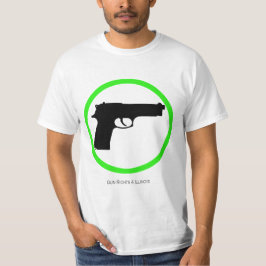 Ja Pistolen! T Shirt van GunRights4Illinois