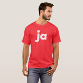 ja Poolse Achternaam Tshirt (Voorkant volledig)