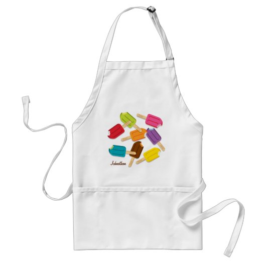 Ja! Popsicle Apron () Standaard Schort (Voorkant)