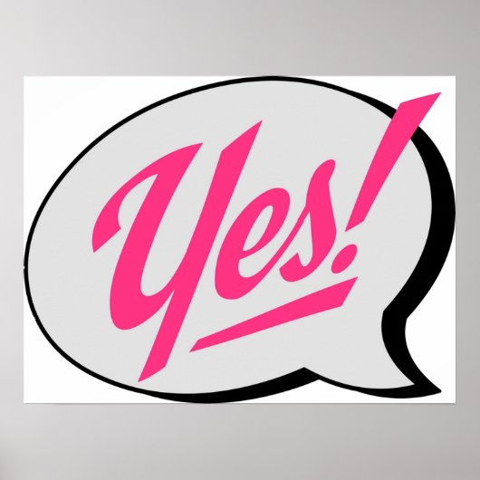 Ja Poster (Voorkant)