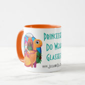 Ja! Princesses draag bril. De Mok. Mok (Voorkant links)