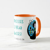 Ja! Princesses draag bril. De Mok. Mok (Voorkant rechts)