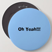 Ja! Ronde Button 6,0 Cm (Voorkant /achterkant)
