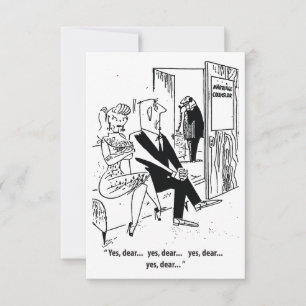 Ja schat, humor, huwelijksadviseur, grappig save the date