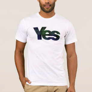 Ja Schotland Schotse onafhankelijkheid 2014 T-shirt