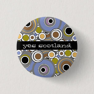 Ja Schotland Scottish Independence Button Badge