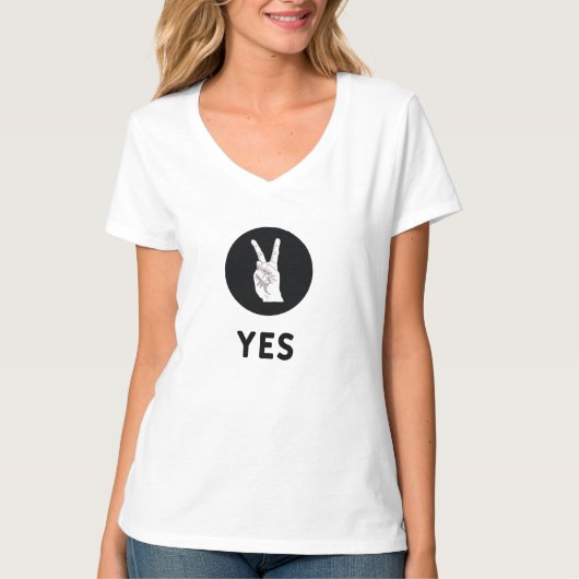 Ja T-Shirt (Voorkant)