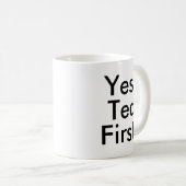 Ja, Tea First | mok van het Kantoor-adviseur (Voorkant rechts)