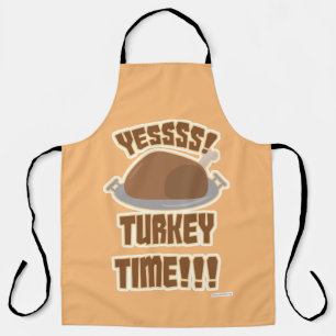 Ja Turkije Tijd Leuk Thanksgiving Yum Motto Schort