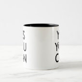 Ja U kunt | Funny Humor Joke Slogan Mok (Center)