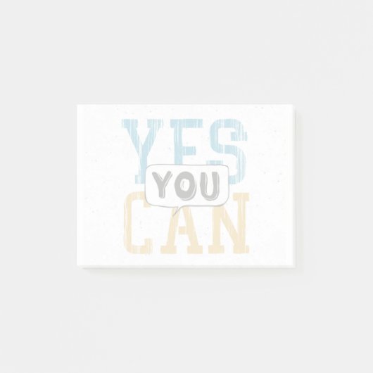 Ja U kunt Post-it® Notes (Voorkant)