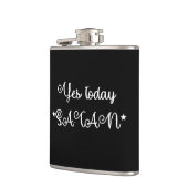Ja, vandaag de satan Flask Heupfles (Links)