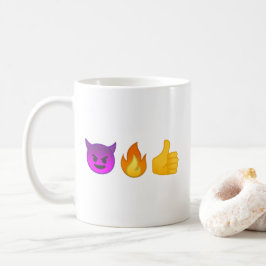 Ja, verdomme. |Aangepaste Emoji Coffee-Mok Koffiemok