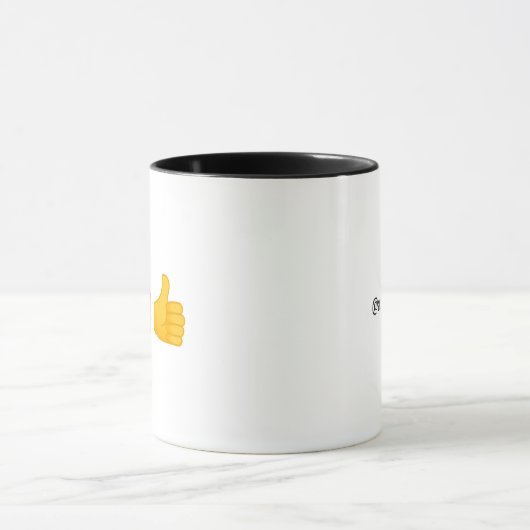 Ja, verdomme. | Aangepaste Emoji Coffee-Mok Mok (Midden)