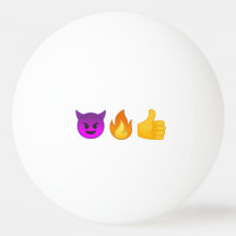 Ja, verdomme. Emoji 3-Star Ping Pong Ball