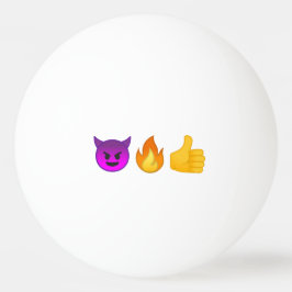 Ja, verdomme. Emoji 3-Star Ping Pong Ball