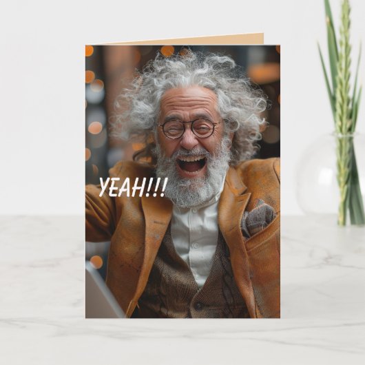 JA, VERJAARDAG KAART (Voorkant)