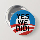 Ja, we hebben Obama Logo Button gedaan (Voorkant /achterkant)