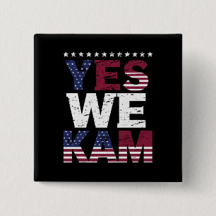 Ja We Kam Citeren Quote Vierkante Button 5,1 Cm