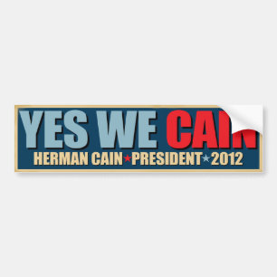 Ja, we krijgen pijn - Herman Cain President Bumpersticker