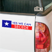 Ja we kunnen afscheiden bumpersticker (Op Truck)