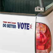 Ja, we kunnen het beter doen: STEM 2018 Bumpersticker (Op Truck)