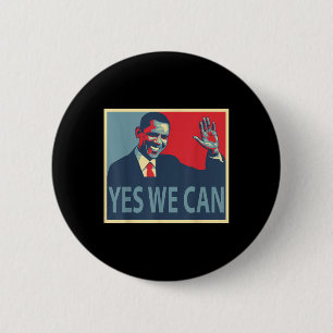 Ja, we kunnen het President van Barack Obama Ronde Button 5,7 Cm