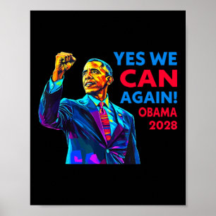 Ja, we kunnen opnieuw Obama 2028 politieke campagn Poster