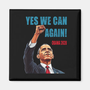 Ja, we kunnen weer Obama 2028 President Magneet