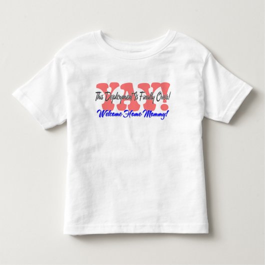 JA! Welkom thuismama! Kinder Shirts (Voorkant)