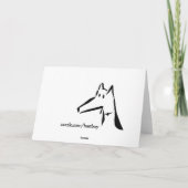 Ja West-Virginia Feestdagen Kaart (Achterkant)