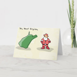 Ja West-Virginia Feestdagen Kaart
