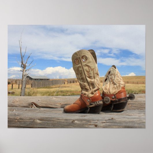 Ja! Westerne opstartprinter Poster (Voorkant)